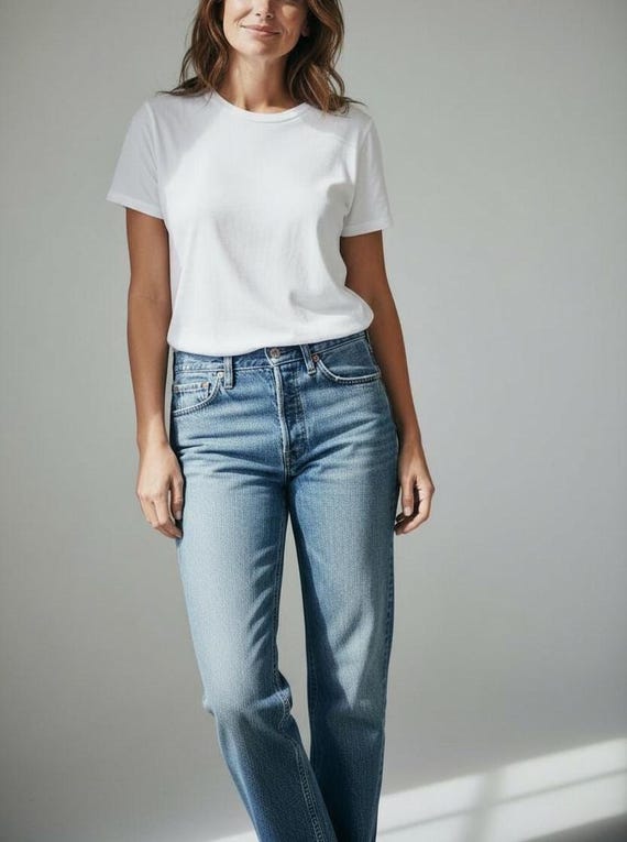 Vintage Levi's 501 Button Fly Jeans in True Blue, Size 26/27