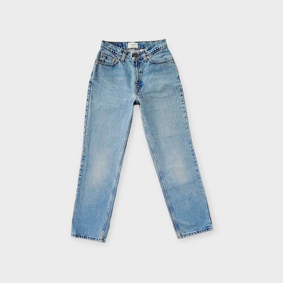 Size 25 26 Vintage Levis 512 Jeans Tag size 5 MED in Faded Medium Blue
