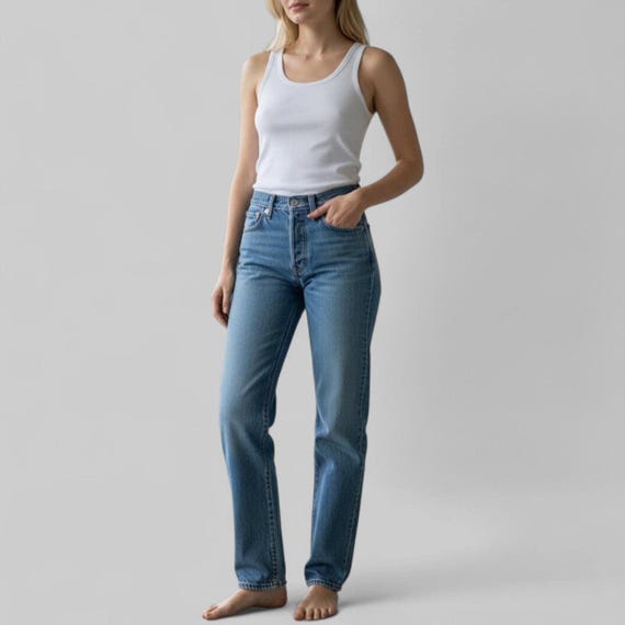 Vintage Levi's 501 Jeans Size 24 25 Medium Blue Levis | Custom Order