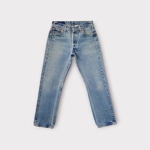SOLD Size 28 29 Custom Levi&#39;s Vintage Levi&#39;s 501 Button Fly Jeans Faded