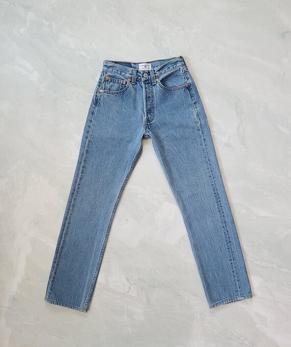 501 Button Fly Jeans Tag 