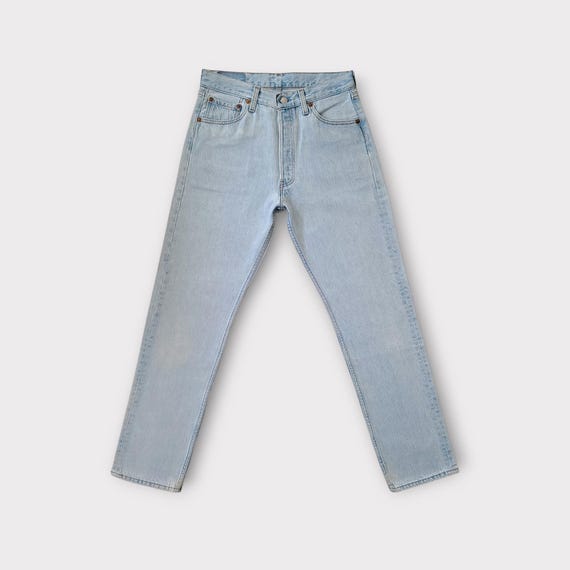 Vintage Levi's 501 Jeans Size 28 in Faded Light Wash Blue