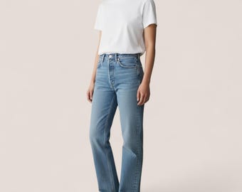 Vintage Levi's 501 Jeans Size 24 25 Medium Blue Levis | Custom Order