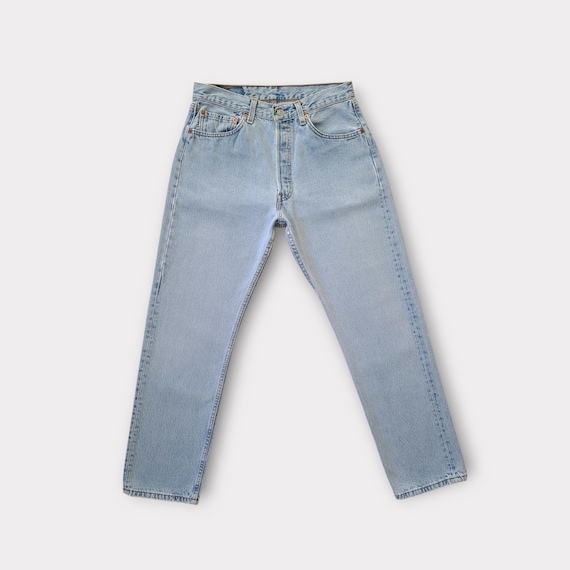 Vintage Levi's 501 Jeans Size 30 31 Tag Size 33x30 in Faded Medium Blue |