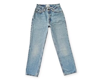 Size 25 26 Vintage Levi's 512 Jeans Tag size 5 MED Faded Medium Blue Levii's | Item No. 409