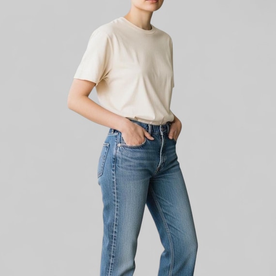 Vintage 90s Levi's 517 Jeans: Faded Blue Wash, USA Made 28x28 in