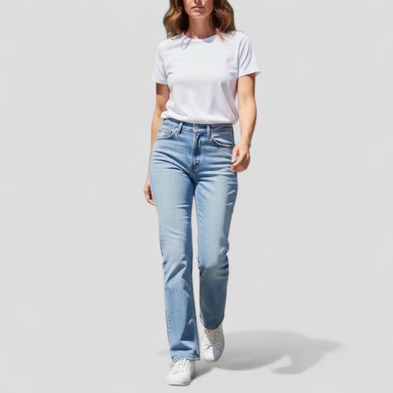 Vintage Levi's 501 Jeans: Faded Light Wash, Size 23/24