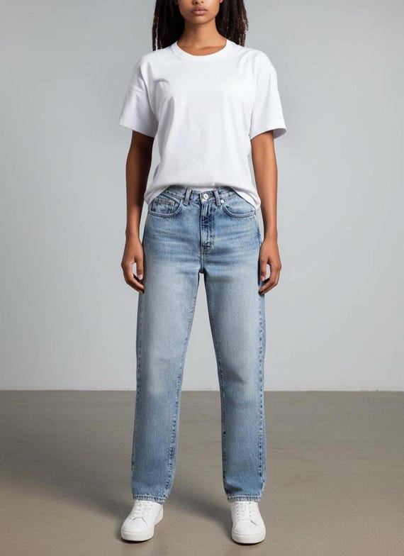 Vintage Calvin Klein Jeans Size 23 24 Tag size 2 in Faded Medium Blue