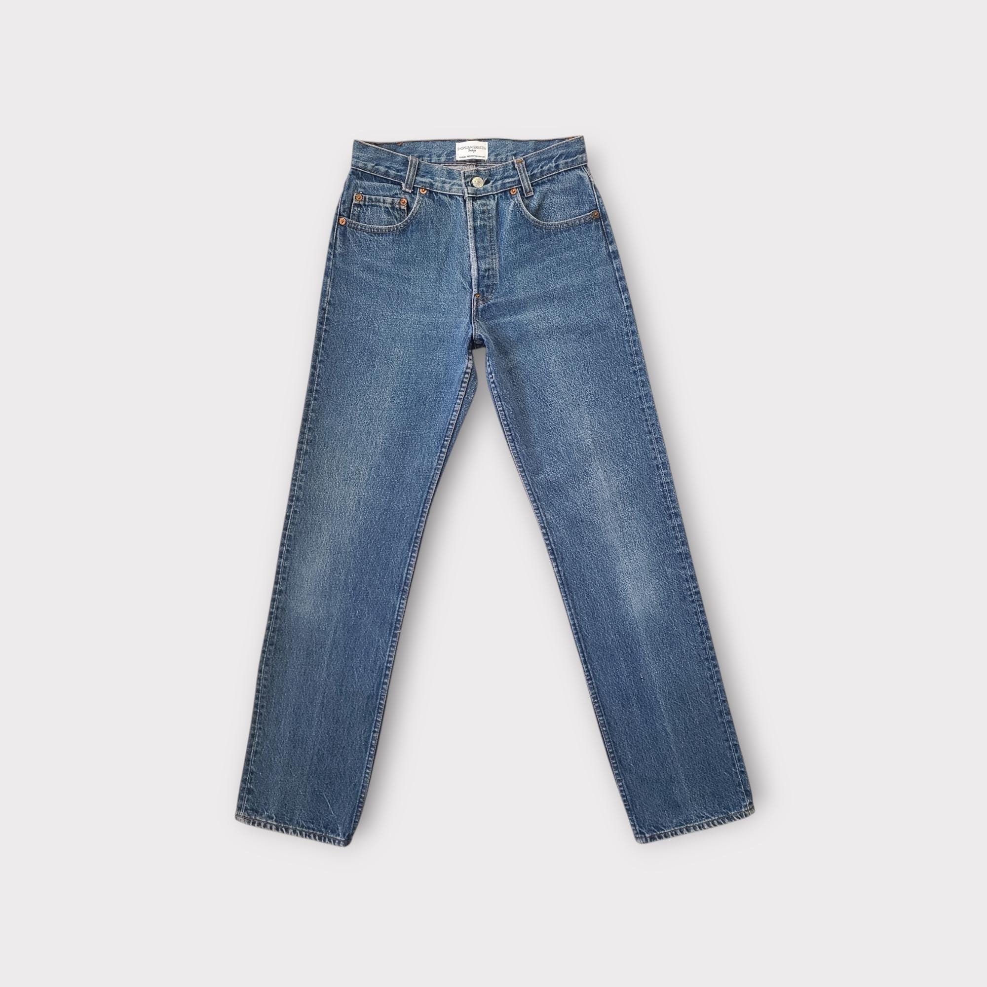 Size 26 27 Vintage 1980s Levi's 701 501 Jeans Tag Size 30x36