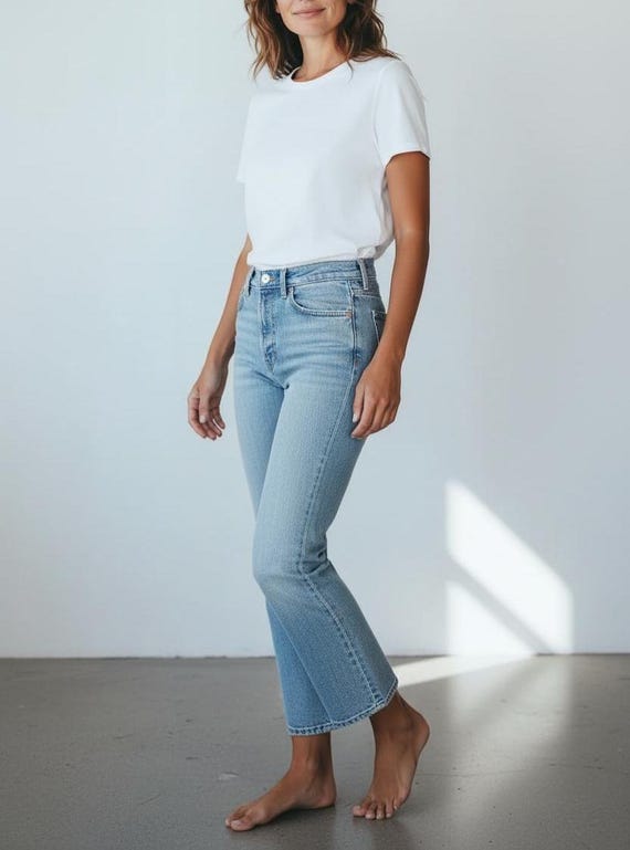 Vintage 80s Levi's 517 Jeans: Faded Blue Wash, USA Made 28x26 in