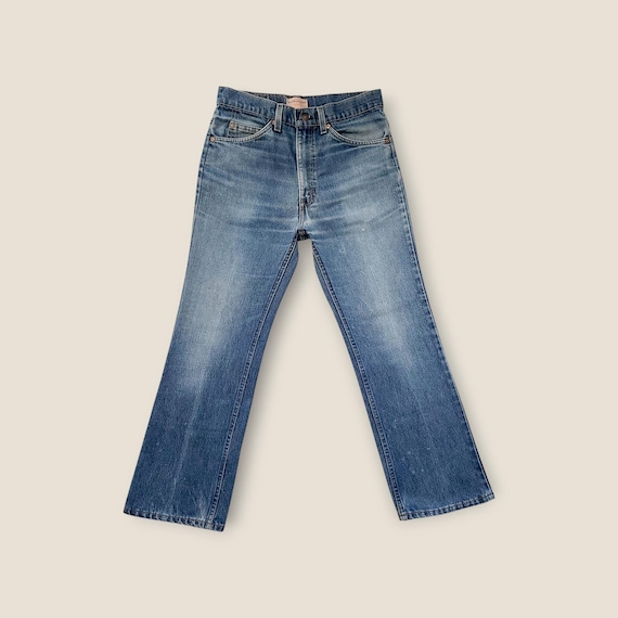 SOLD Vintage 80s Levi's 517 Jeans: Faded Blue Wash, USA Made 29x27 in