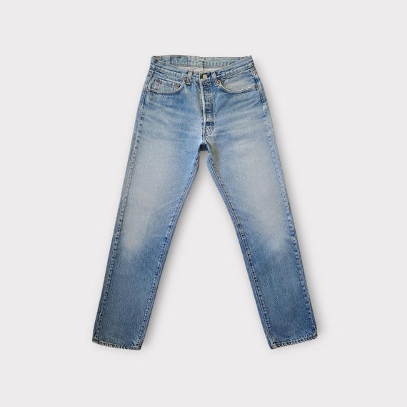 SOLD Vintage 90s Levi's 501 Jeans: Faded Medium Blue, Size 29