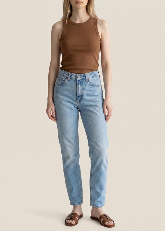 Vintage 1998 Levi's 512 Jeans: Faded Medium Blue, 25 Waist