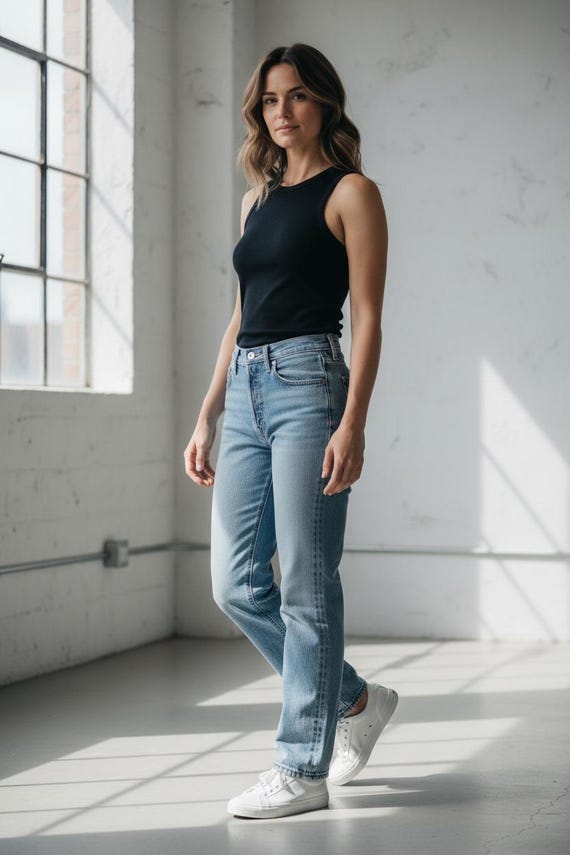 Custom Vintage Levis 501 Faded Light Wash Jeans Size 29