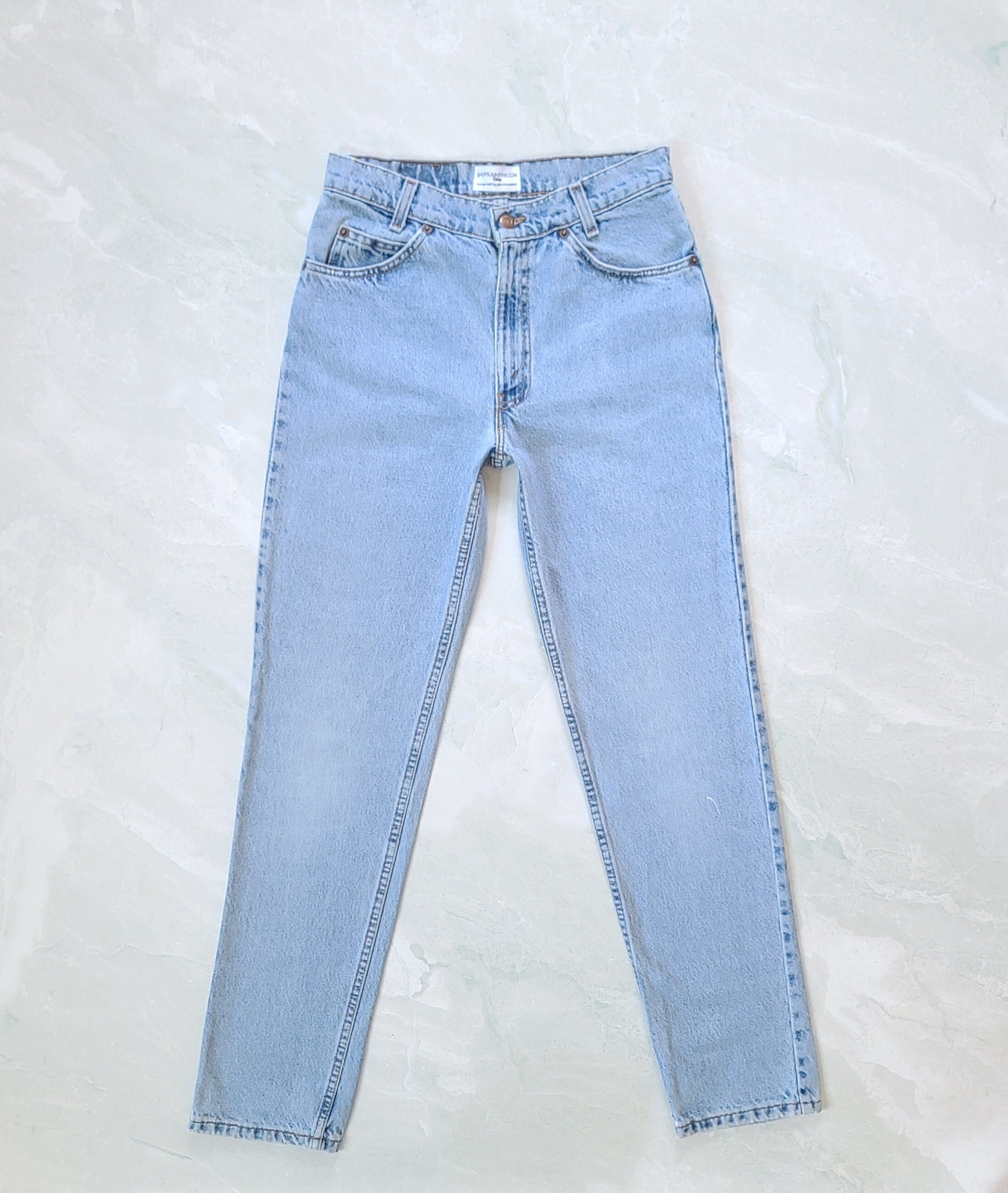 Size 27 Vintage Levi's 505 Grunge Jeans Tag Size 30x32 in Faded Blue | Item NO. 386