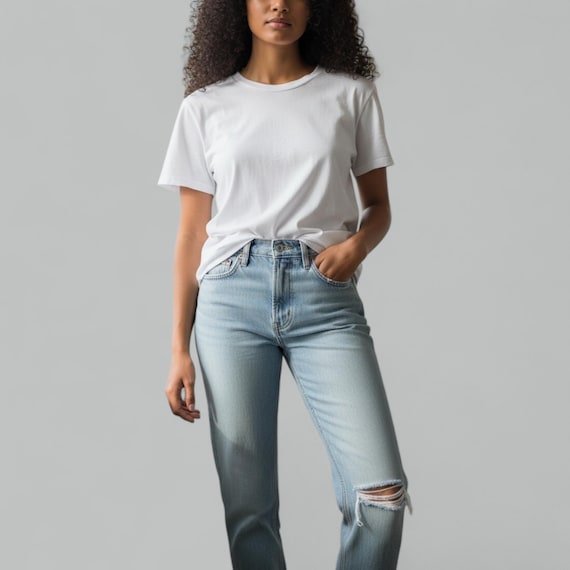 Vintage Levi's 701 Student Jeans - Size 24 Distressed Light Wash