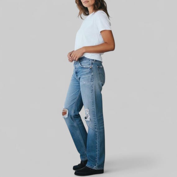 Vintage Levi's 501 Jeans: Faded Blue, Size 30, Made in USA