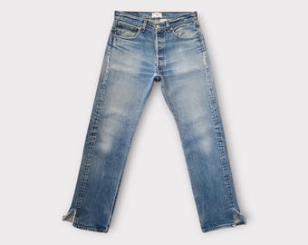 Vintage Levi's 501 Iconic Blue Stonewashed 90s Jeans W30 - Etsy