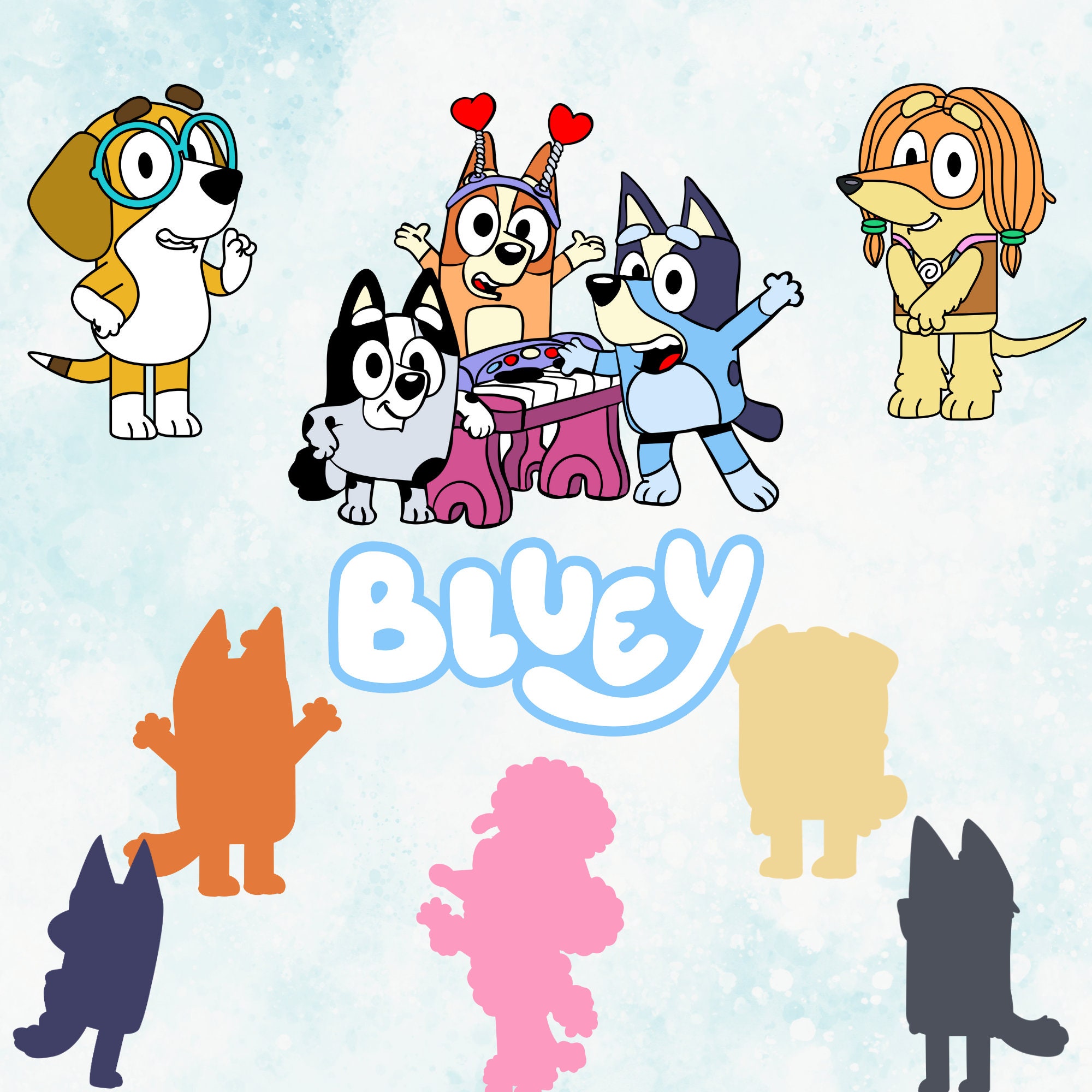 Buy Bluey SVG Bundle Bluey Cut Files for Cricut Bluey Svg Online in ...