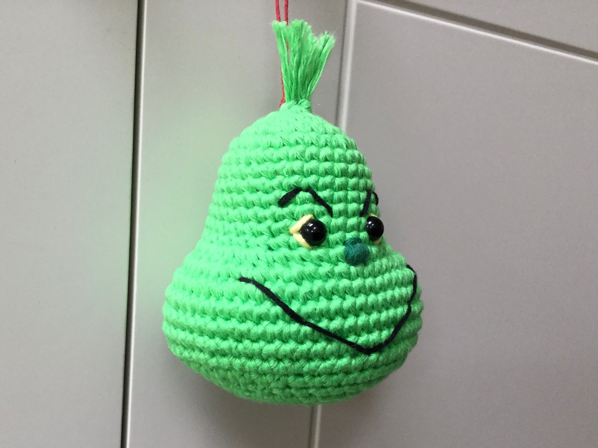 The Grinch, Crochet Grinch, Christmas Baubles, Amigurumi the Grinch