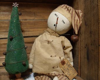 primitive snowmanprimitive christmas dollchristmas treehandmade primitive dollwaiting on santasnowman dollsleeping snowman - Primitive Christmas Tree Decorations primitive snowmanprimitive christmas dollchristmas treehandmade primitive dollwaiting on santasnowman dollsleeping snowman - Primitive Christmas Tree Decorations
