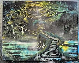 Mystic Cave Spray Art