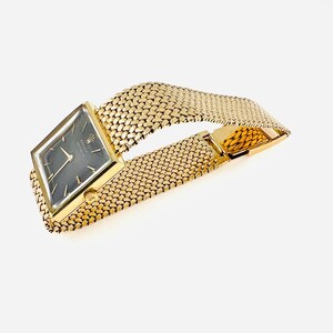 Solid 18k gold bracelet Rolex mechanical watch, hand wind, vintage, excellent condition