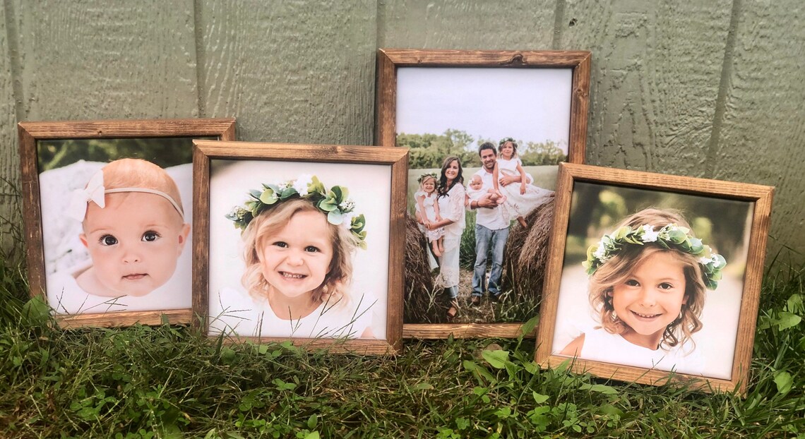 Custom wood framed canvas prints Wood frames Canvas prints Etsy