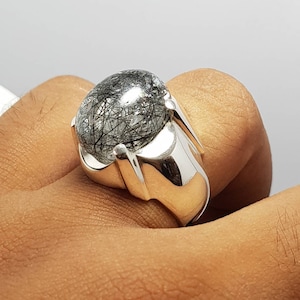 Natural Dur Al Najaf Stone Ring Dur e Najaf Ring Shia Rings Najaf Stone White Dur E Najaf Ring Moon Stone Rings Real Moon Stone Muh e Najaf image 5