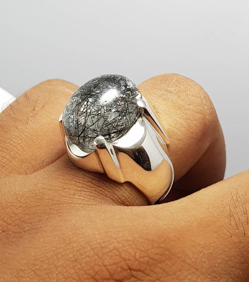 Natural Dur Al Najaf Stone Ring Dur e Najaf Ring Shia Rings Najaf Stone White Dur E Najaf Ring Moon Stone Rings Real Moon Stone Muh e Najaf image 5