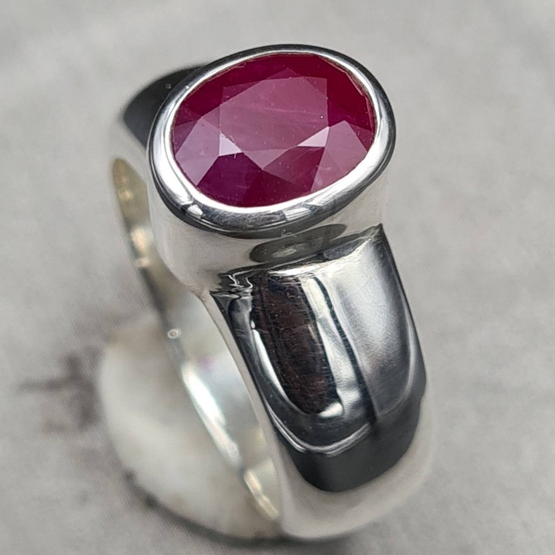 Natural Unheated Untreated Ruby Ring Afghanistan Ruby Pigeon Blood ...