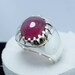 Real Big Ruby Ring Afghan Ruby Dark Blood Red Ruby Stone Ring Pigeon ...