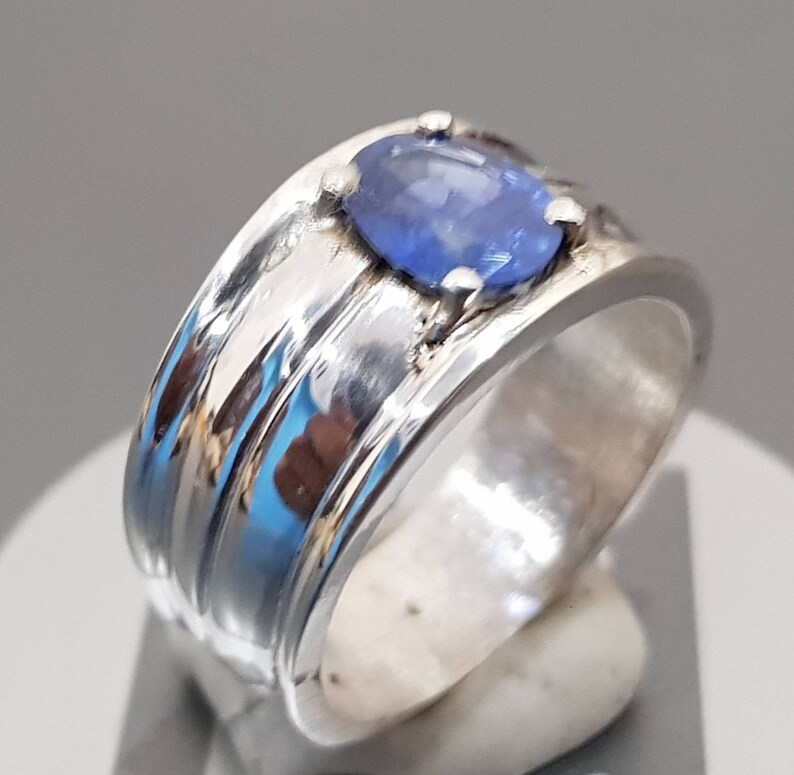 Natural Ceylon Blue Sapphire Mens Ring Sri Lanka Sapphire - Etsy
