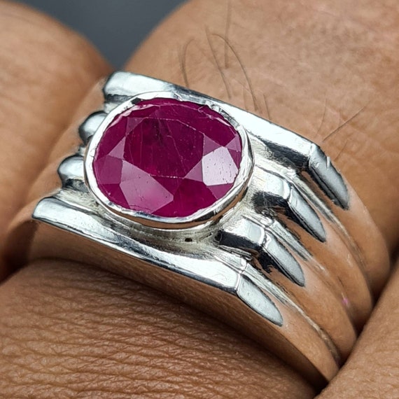 Untreated ruby ring discount