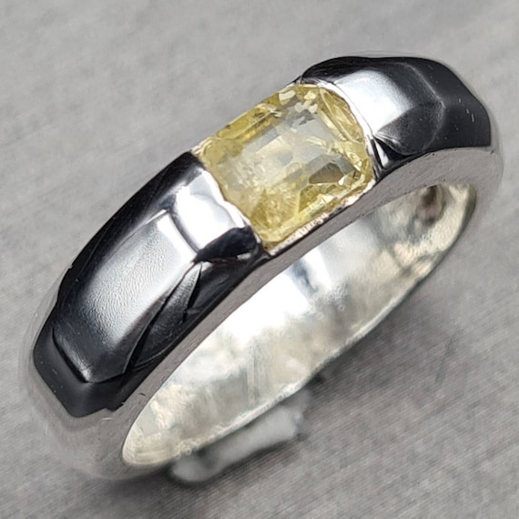 Astrology Certified Yellow Sapphire Ring, Pukhraj Ring