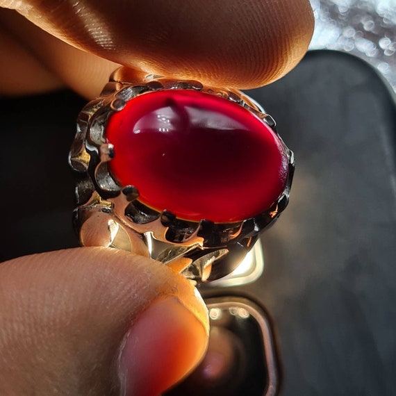 Yemeni agate ring clearance