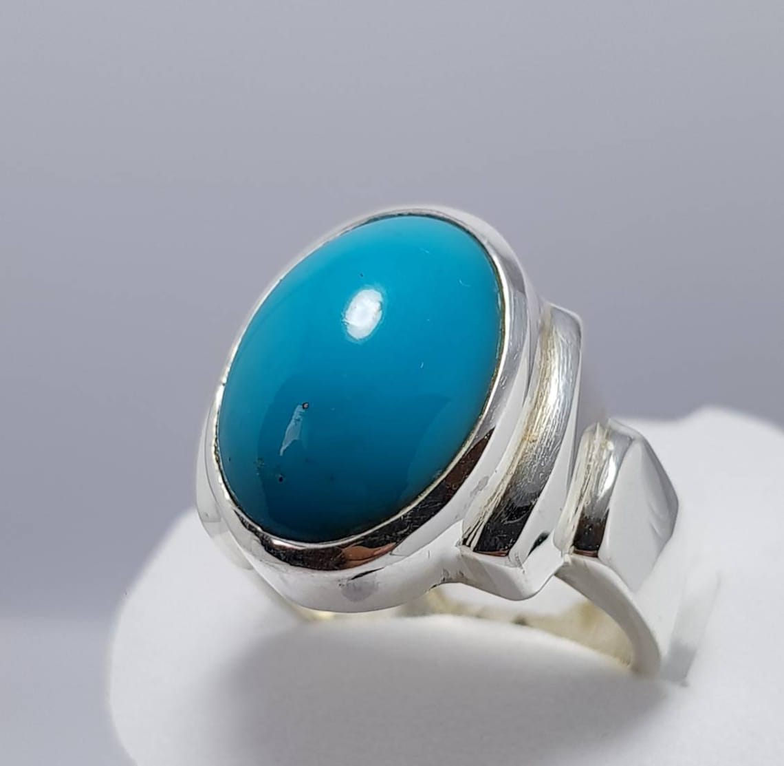 Dark Blue Feroza Ring Turquoise Rings Nishapuri Feroza New | Etsy