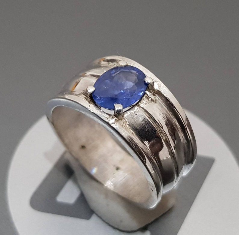 Natural Ceylon Blue Sapphire Mens Ring Sri Lanka Sapphire - Etsy