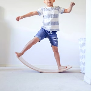 Little Surfer by Lily & River | Balance, Play, and Rest | For Playtime and Quiet Time | Children's Balance Board | Ages 12mo to 6yr