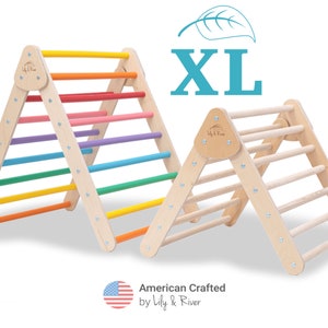 Climber XL by Lily & River For ages 2-8 yrs Birch Hardwood Read-Along Book Climbing Triangle Foldable Kids Christmas Gift image 6