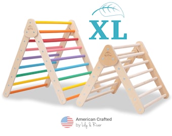 Best Seller | Little Climber XL by Lily & River | For ages 2-8 yrs | Birch Hardwood | Read-Along Book | Foldable | Toddler Christmas Gift