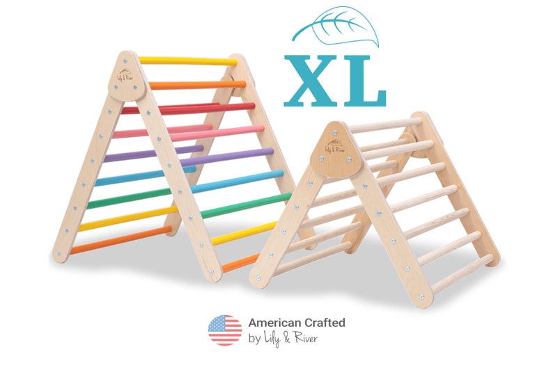 Climber XL by Lily & River For ages 2-8 yrs Birch Hardwood Read-Along Book Climbing Triangle Foldable Kids Christmas Gift image 6