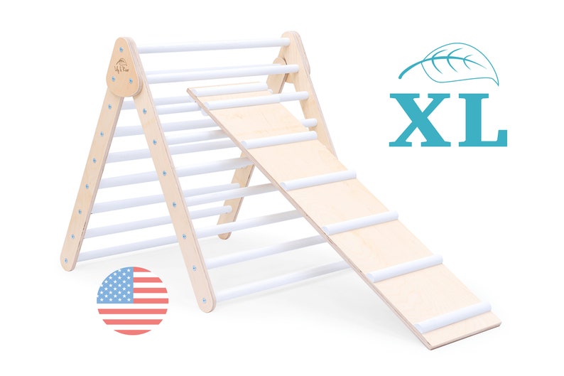 Climber XL by Lily & River For ages 2-8 yrs Birch Hardwood Read-Along Book Climbing Triangle Foldable Kids Christmas Gift image 4
