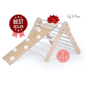 5-Star Little Climber by Lily & River Birch Hardwood Read-Along Book Original Climbing Triangle Foldable Toddler Christmas Gift image 1