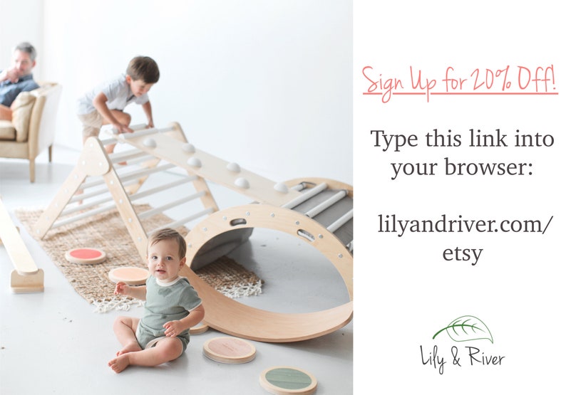 Inside Fun Little Steps by Lily & River Jump, Balance, and Play 6 Colorful Hardwood Stepping Stones Montessori Kids Christmas Gift image 2