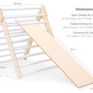 Climber XL by Lily & River For ages 2-8 yrs Birch Hardwood Read-Along Book Climbing Triangle Foldable Kids Christmas Gift image 8