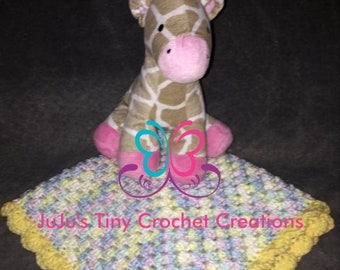Crocheted Handmade Super Soft Baby Rainbow Blanket Unisex Baby Shower Gift Newborn Gift Crib Blanket Receiving Blanket Stroller Blanket