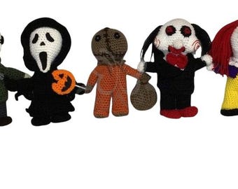 Crocheted Horror Creepy Dolls