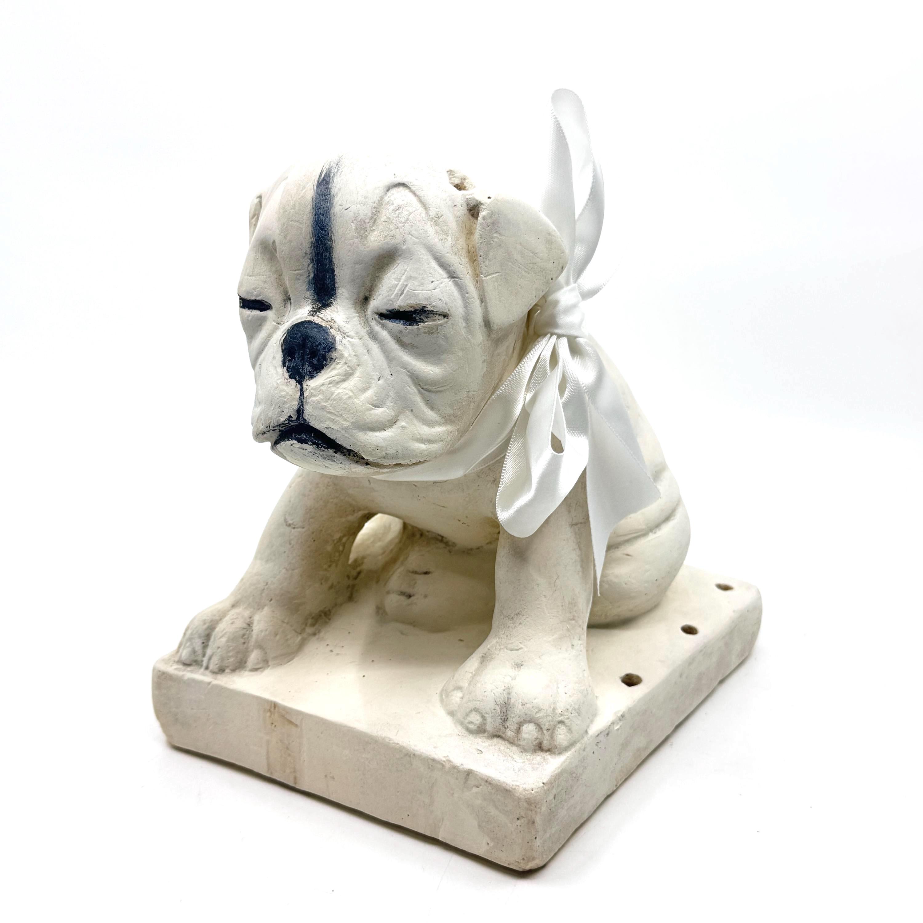 Vintage Bulldog Chalkware - Etsy Singapore