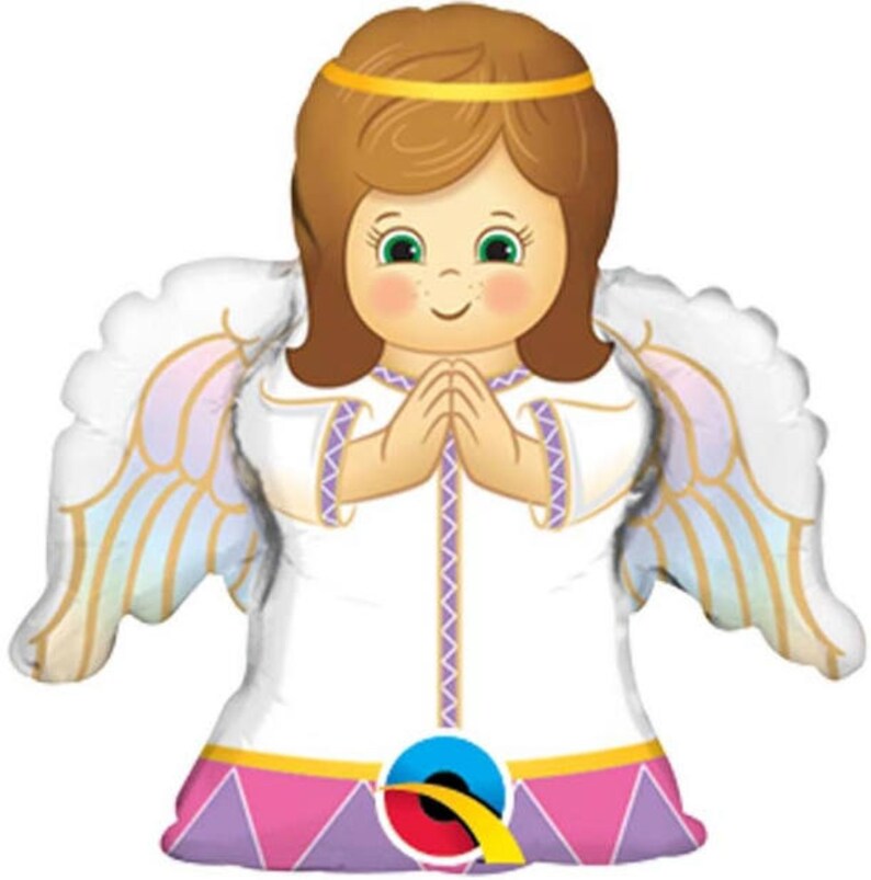 festive decorations first communion decoration First communion balloon Balloon Angel Girl or Boy First Communion baby shower